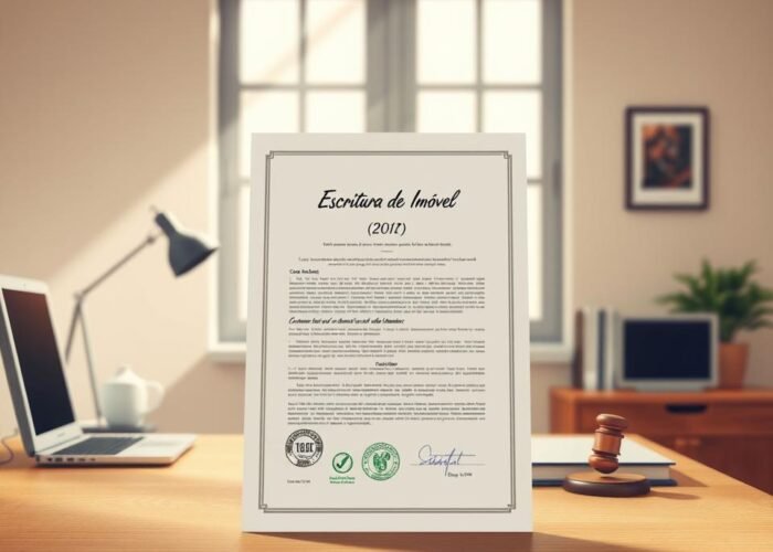 escritura de imóvel