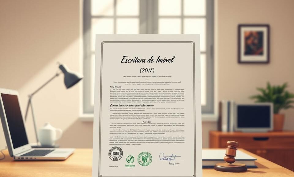 escritura de imóvel