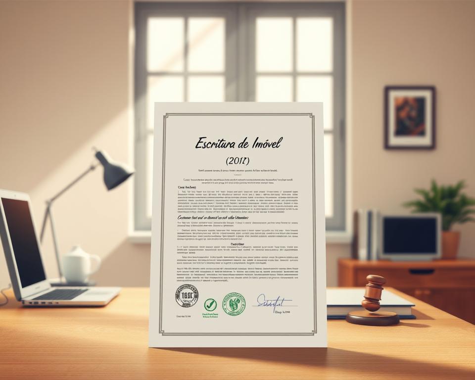 escritura de imóvel