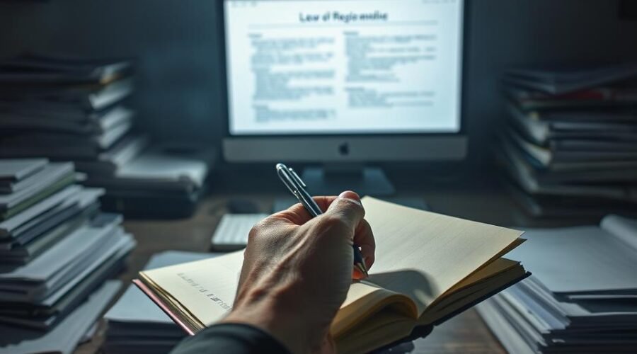 falta de registro de emprego