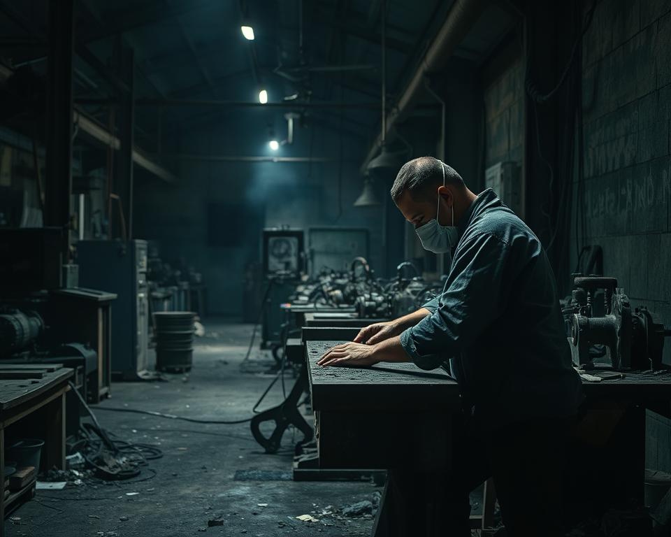 trabalho em condições insalubres