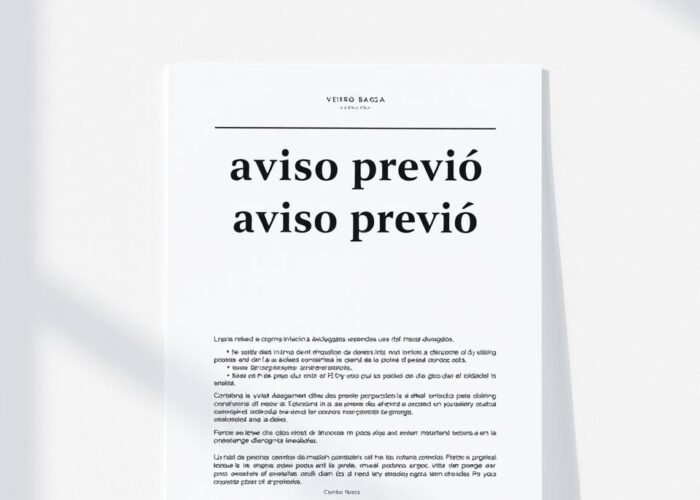 aviso prévio