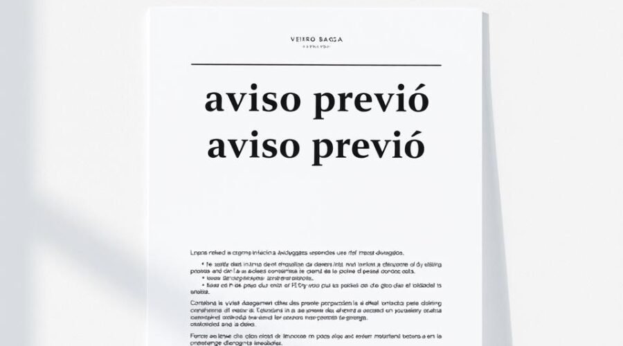 aviso prévio