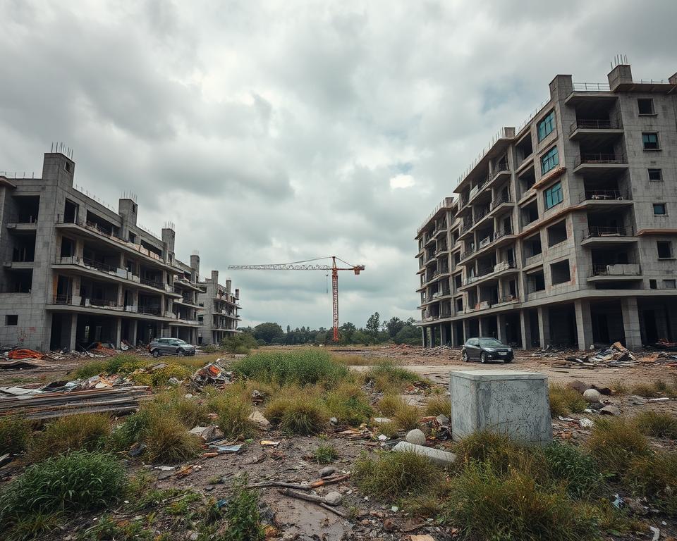 construtora faliu antes de entregar imóvel