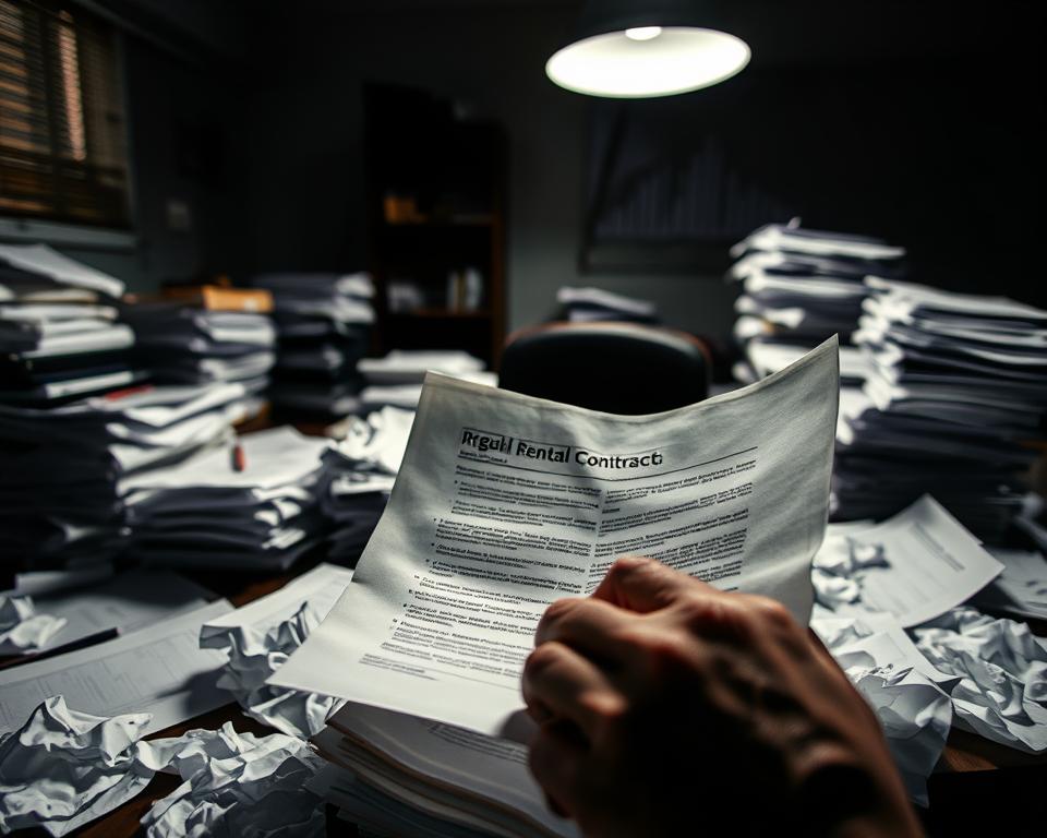 contratos de aluguel irregulares