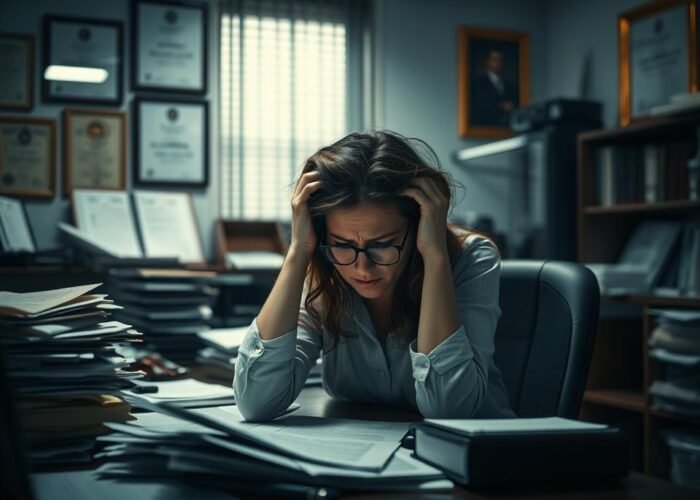 falta de registro de trabalho