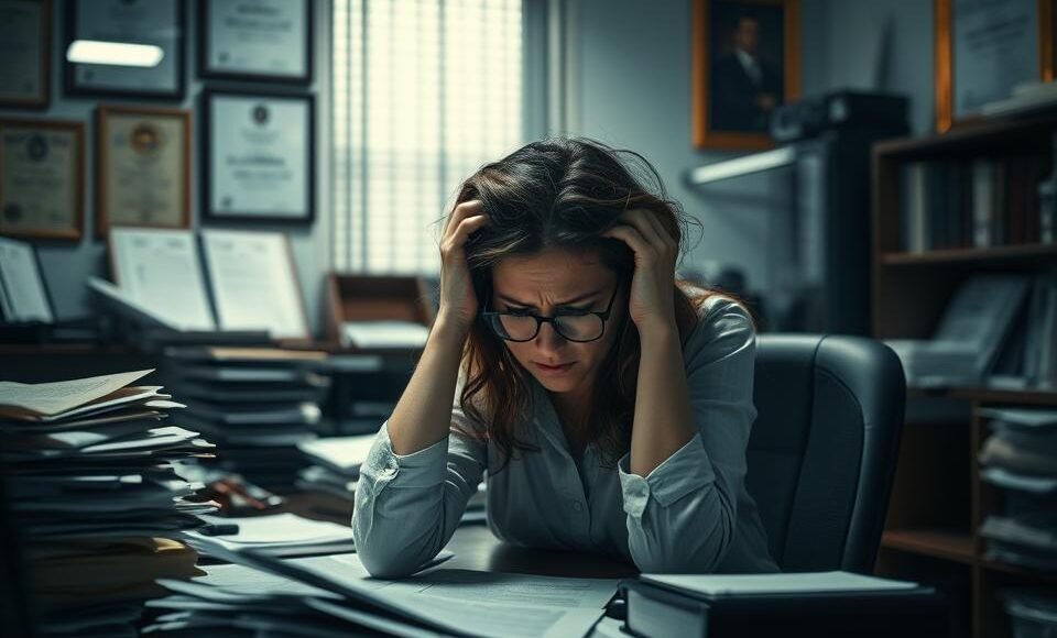 falta de registro de trabalho