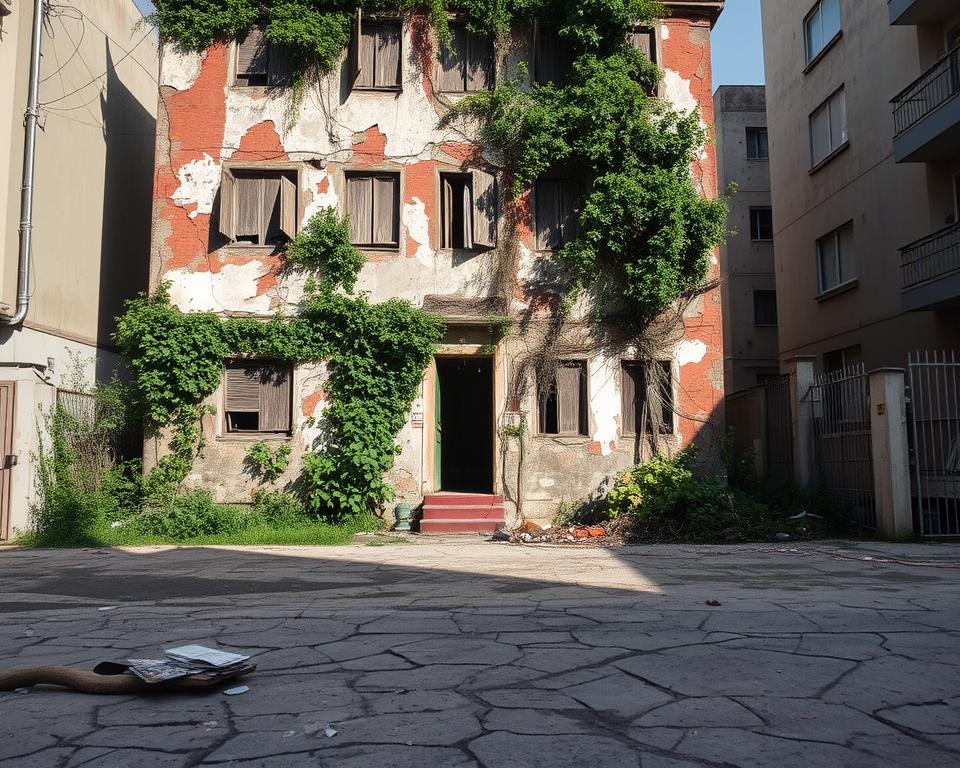 imóvel em condições irregulares