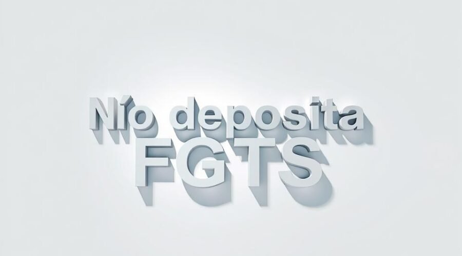 não deposita FGTS