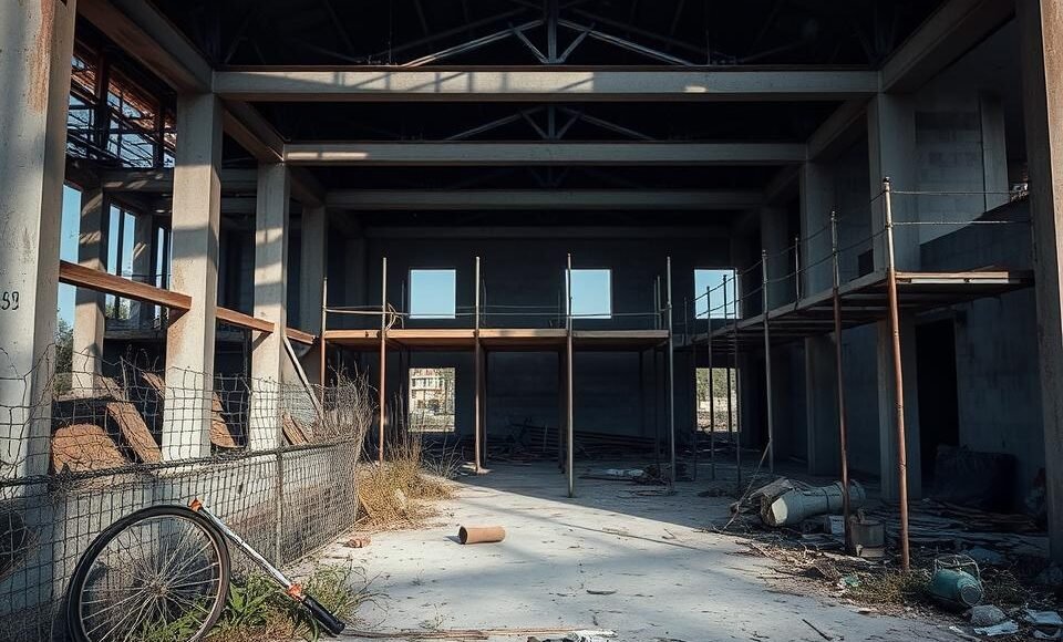 obra paralisada