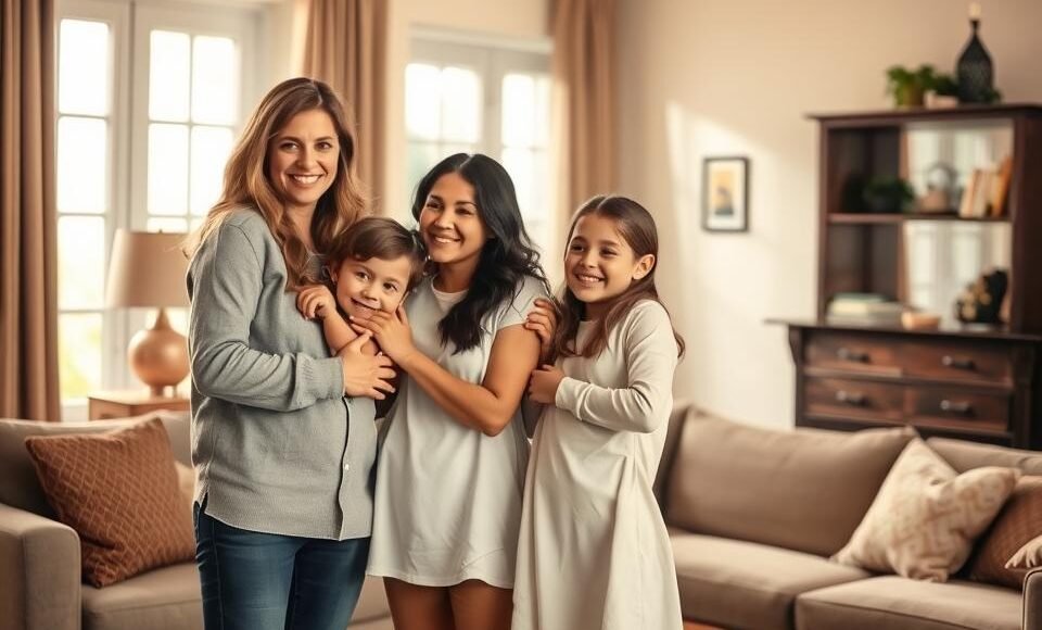 trazer cônjuge e filhos