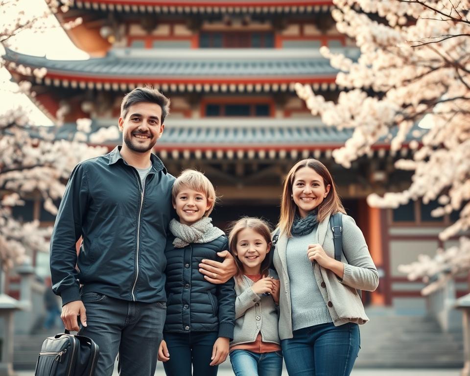 trazer cônjuge e filhos