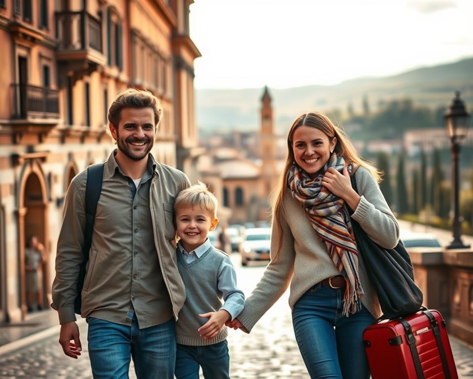 trazer cônjuge e filhos