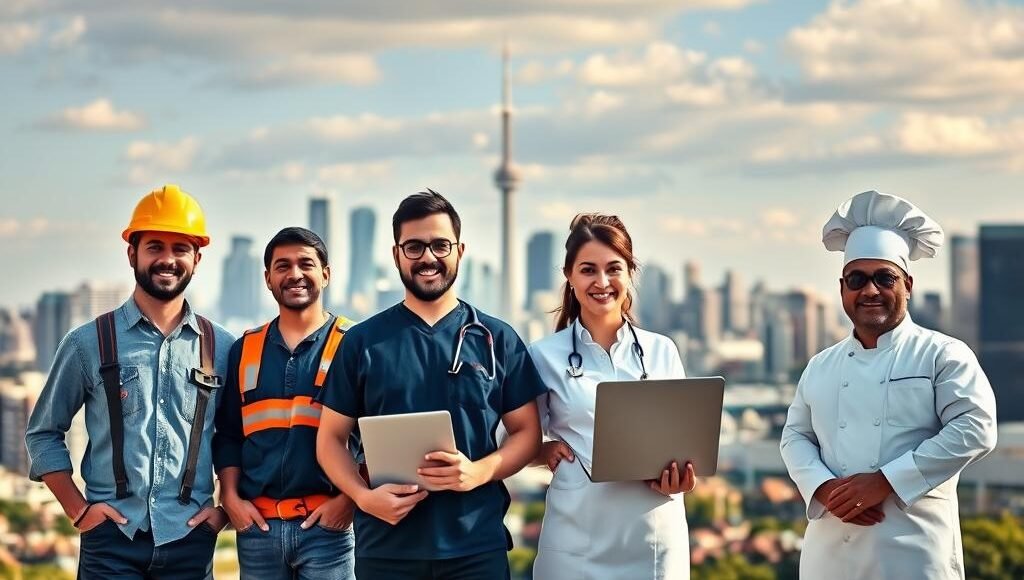 profissões para imigrantes no canadá