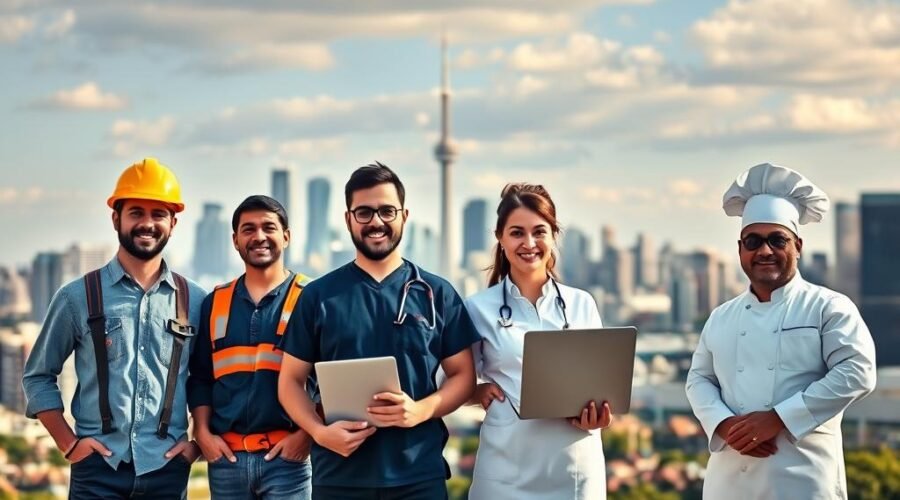 profissões para imigrantes no canadá