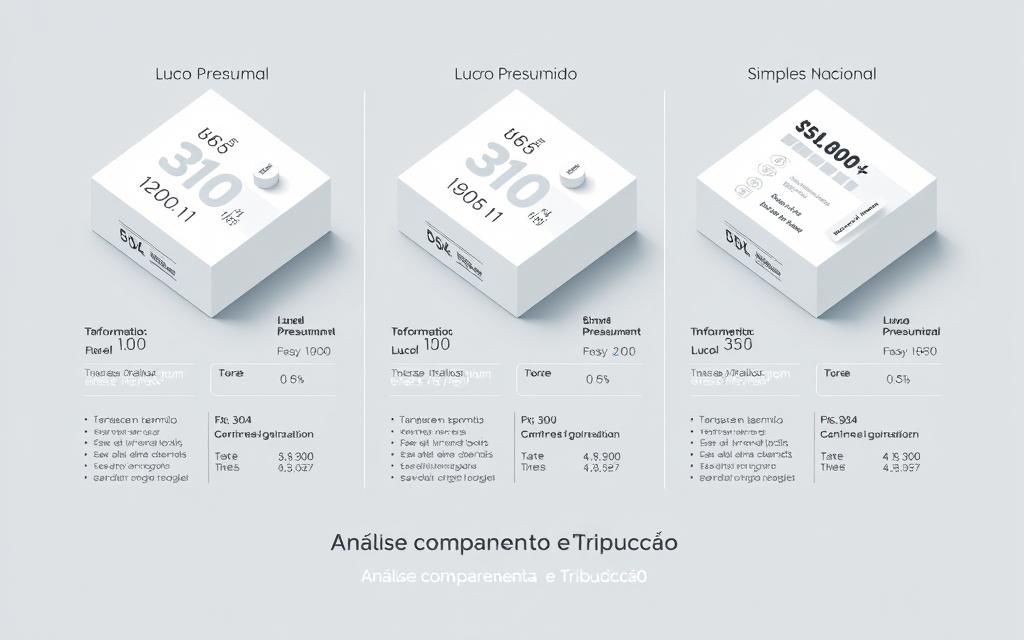 Comparação de tributos entre regimes fiscal