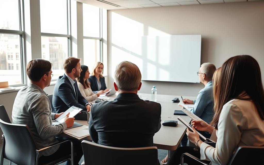 Treinamento de equipe para investigação interna