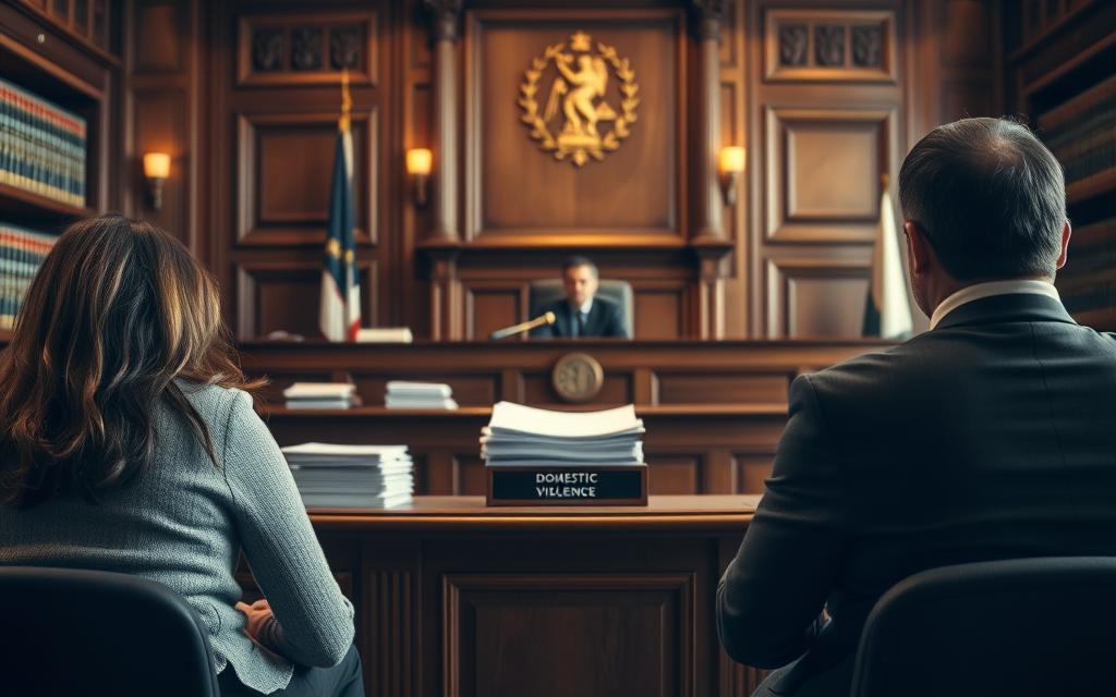 audiência de violência doméstica