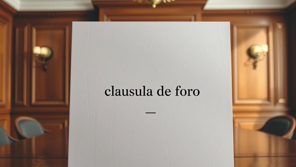 cláusla de foro