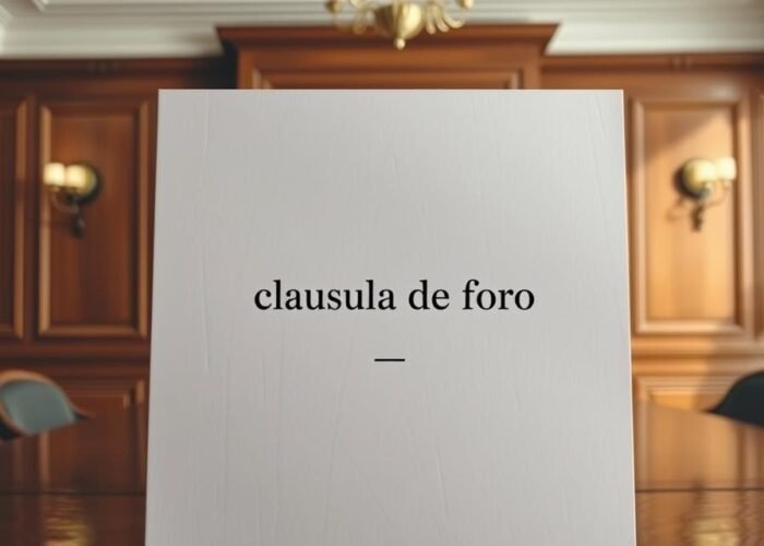 cláusla de foro