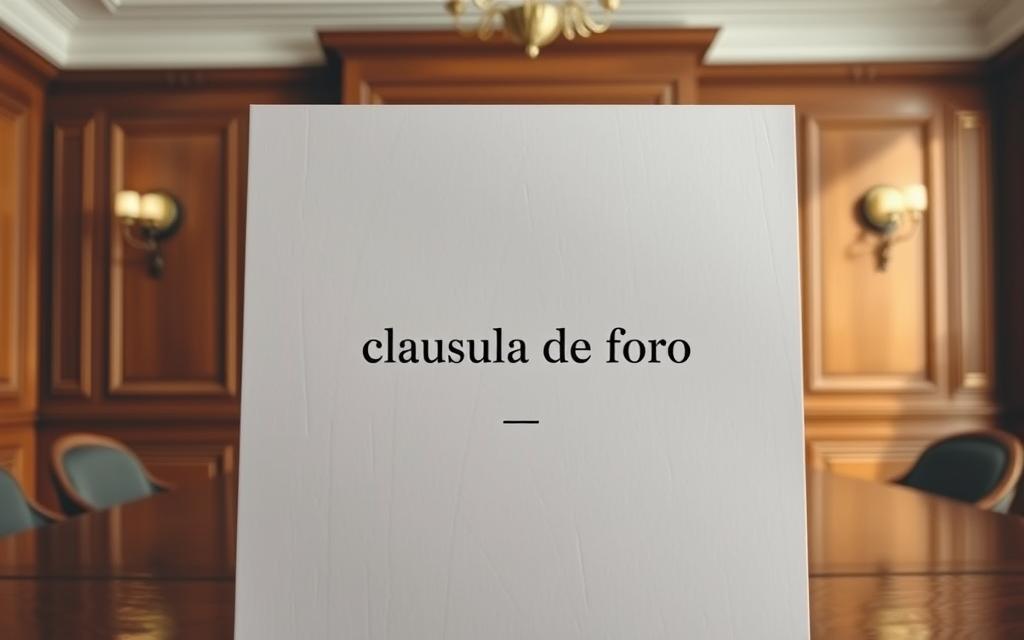 cláusla de foro