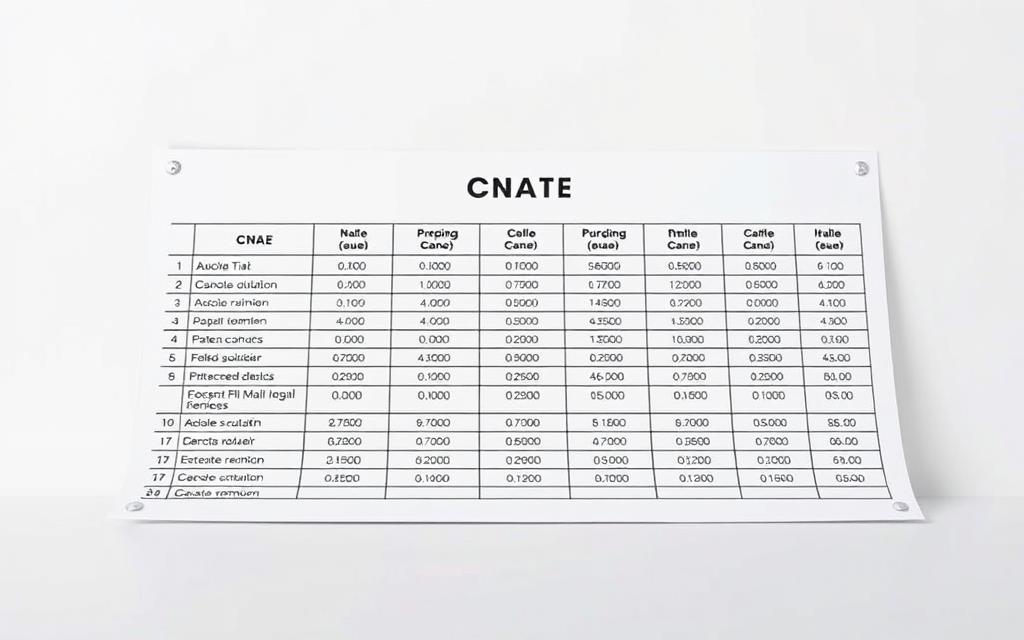 cnae tabela completa cnae tabela completa