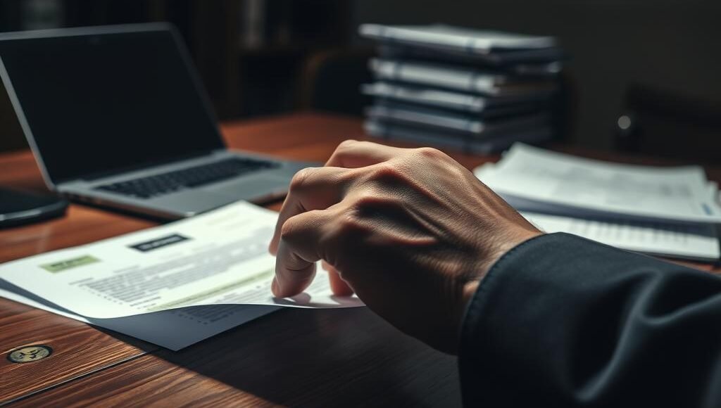 operação financeira não autorizada