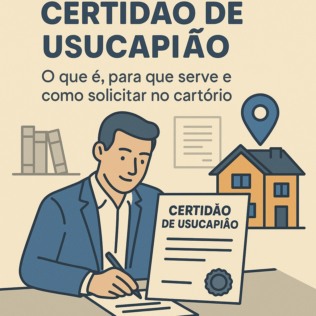 Certidão de usucapião: o que é, para que serve e como solicitar no cartório