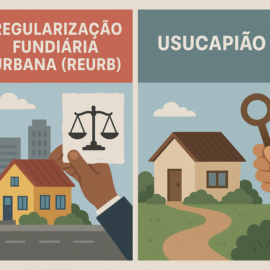 Regularização fundiária urbana (Reurb) x usucapião: qual solução escolher para seu imóvel?