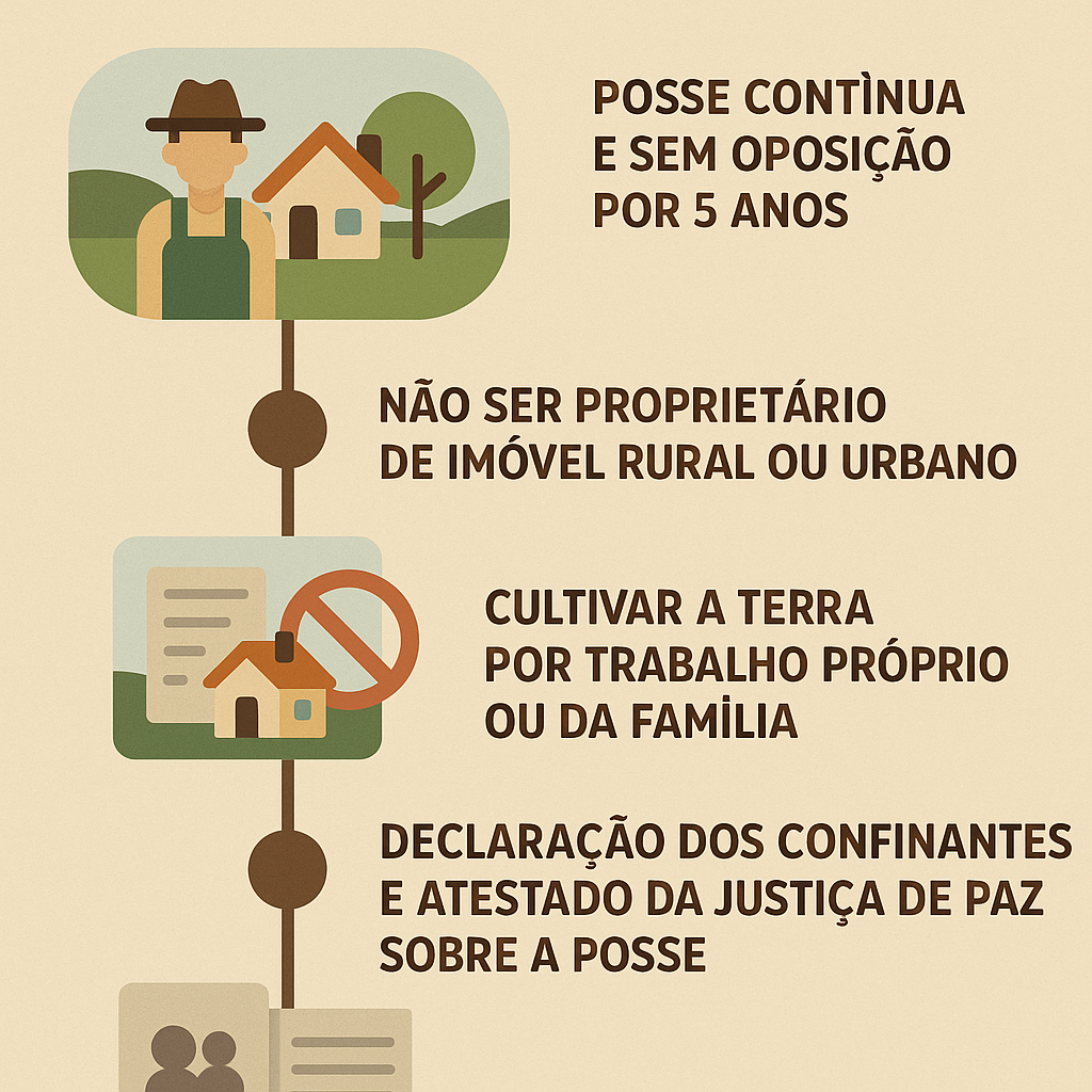 Regularização de áreas rurais via usucapião especial: passo a passo conforme Estatuto da Terra
