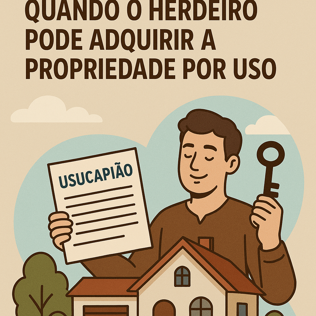 Herança e usucapião: quando o herdeiro pode adquirir a propriedade por uso