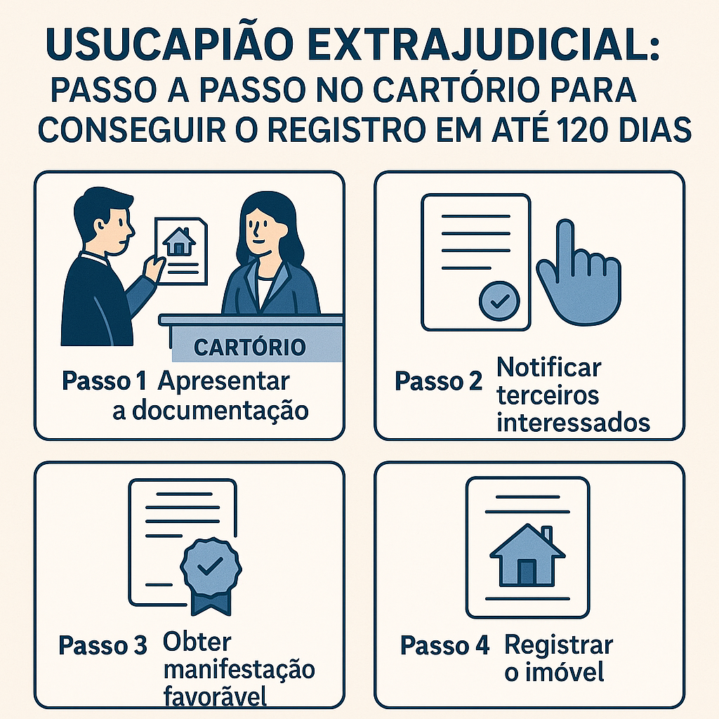 Usucapião extrajudicial: passo a passo no cartório para conseguir o registro em até 120 dias