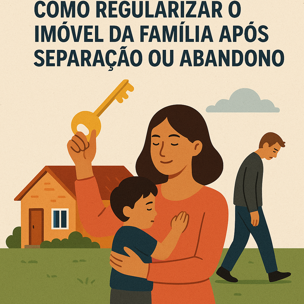 Usucapião familiar: como regularizar o imóvel da família após separação ou abandono