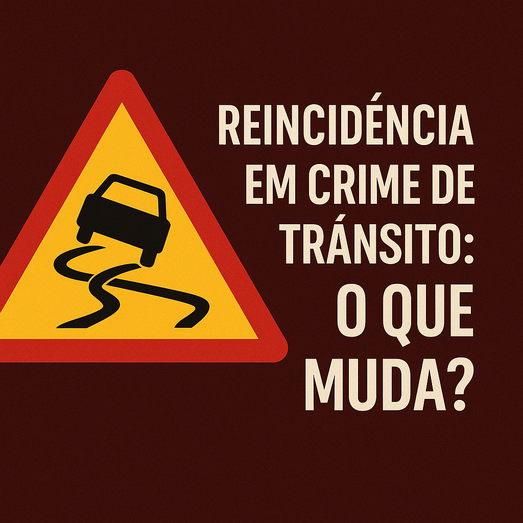 Reincidência em crime de trânsito: o que muda?