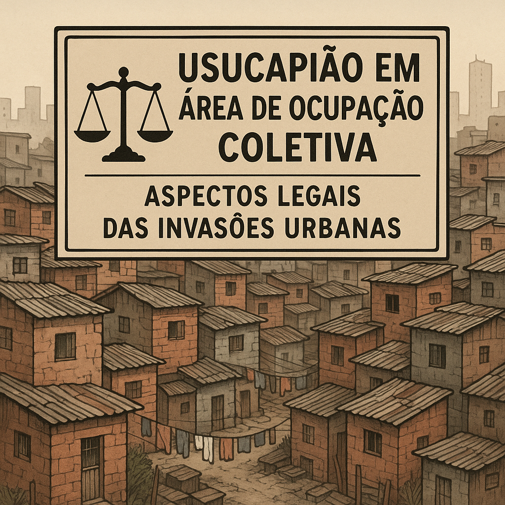 Usucapião em área de ocupação coletiva: aspectos legais das invasões urbanas