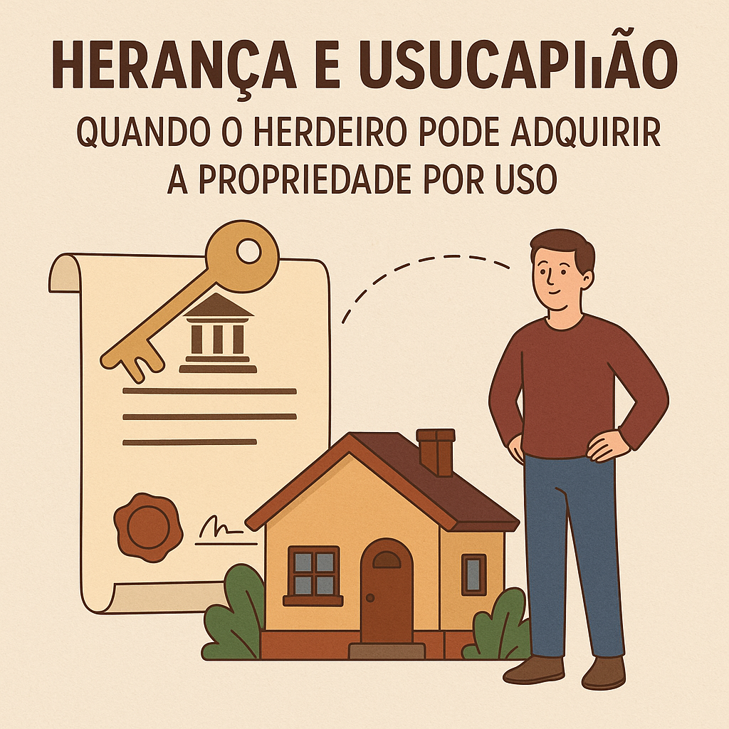 Herança e usucapião: quando o herdeiro pode adquirir a propriedade por uso