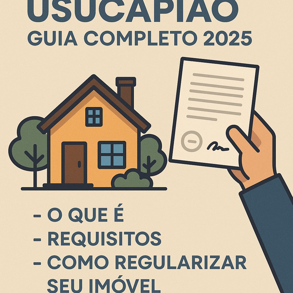 Usucapião: guia completo 2025 – o que é, requisitos e como regularizar seu imóvel