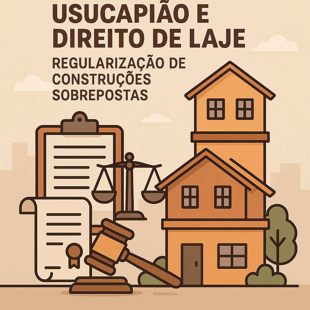 Usucapião e direito de laje: regularização de construções sobrepostas