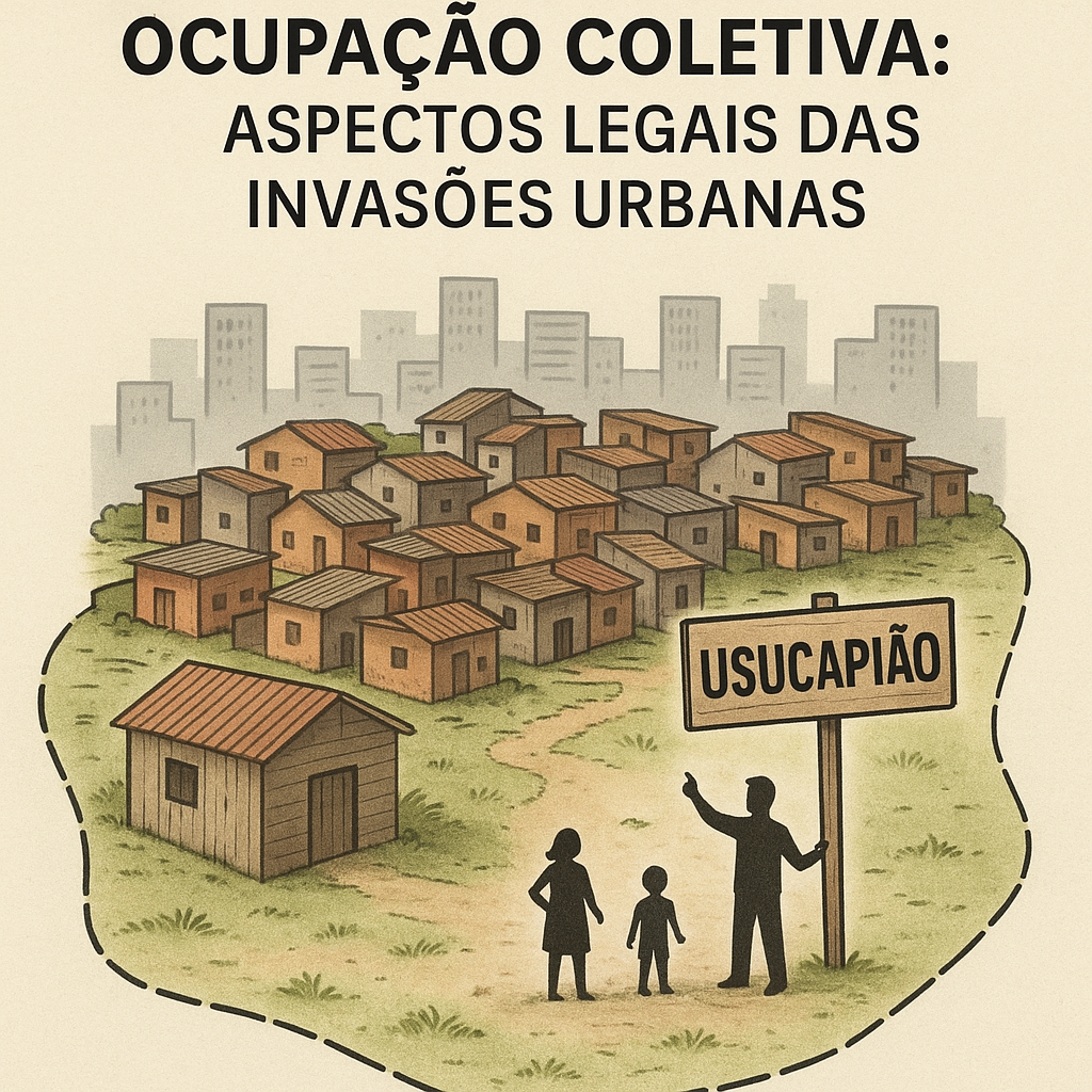 Usucapião em área de ocupação coletiva: aspectos legais das invasões urbanas