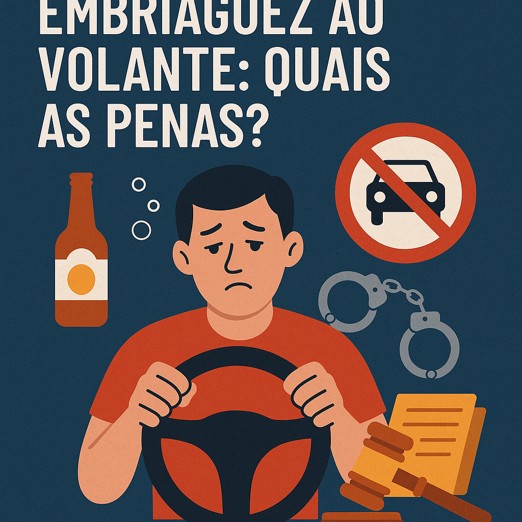 Embriaguez ao volante: quais as penas?