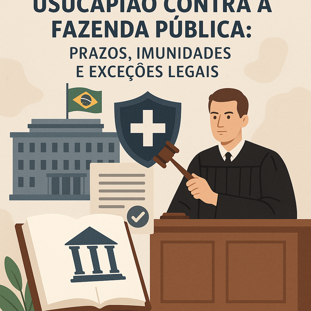 Usucapião contra a Fazenda Pública: prazos, imunidades e exceções legais
