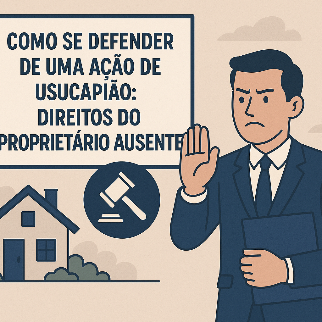 Como se defender de uma ação de usucapião: direitos do proprietário ausente