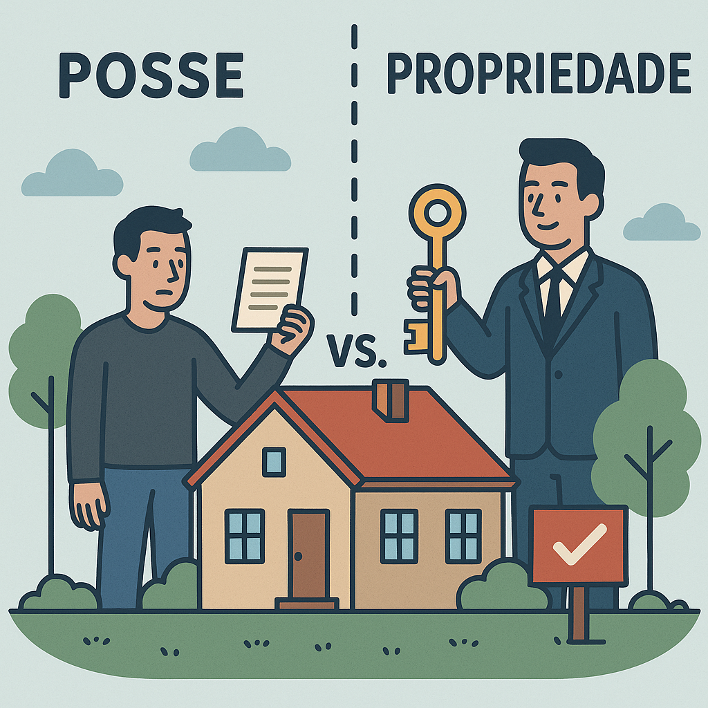 Posse x propriedade: diferenças jurídicas que afetam a usucapião