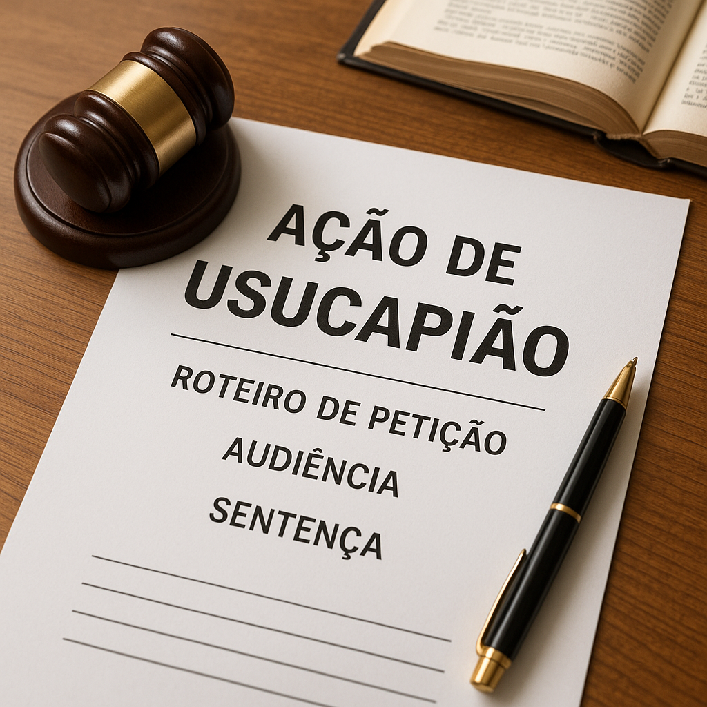 Ação de usucapião no novo CPC: roteiro de petição, audiência e sentença