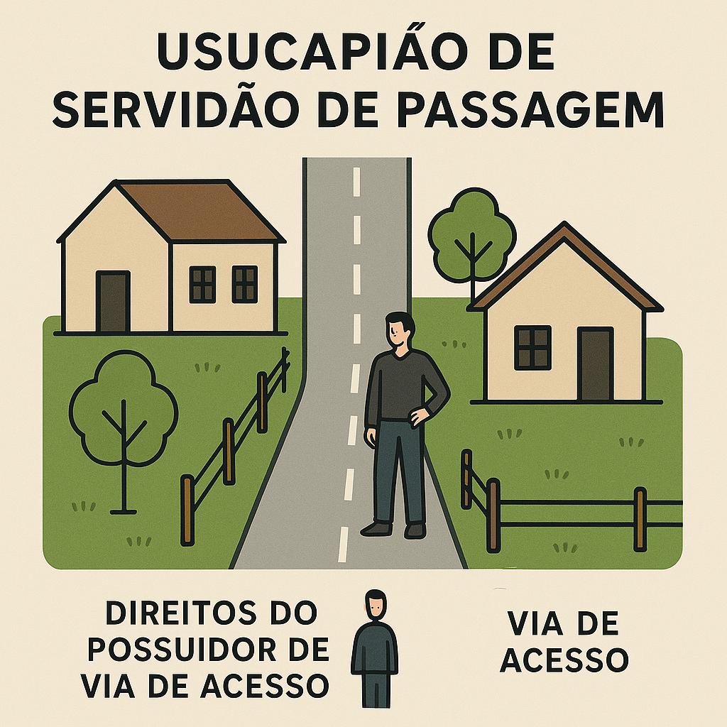 Usucapião de servidão de passagem: direitos do possuidor de via de acesso