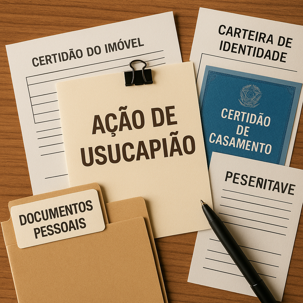 Lista de documentos indispensáveis para ingressar com ação de usucapião