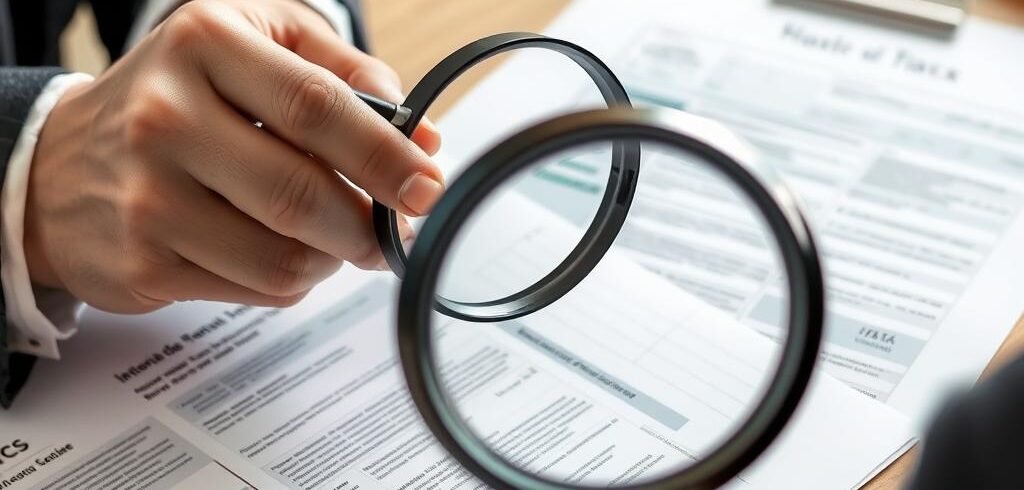 Advogado-analisando-documentos-de-taxas-na-compra-de-imovel Advogado analisando documentos de taxas na compra de imóvel