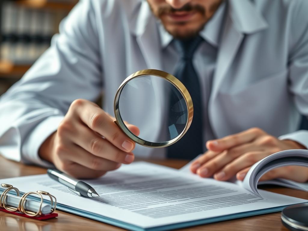 Advogado especialista analisando cláusulas de contrato de compra e venda Advogado especialista analisando cláusulas de contrato de compra e venda