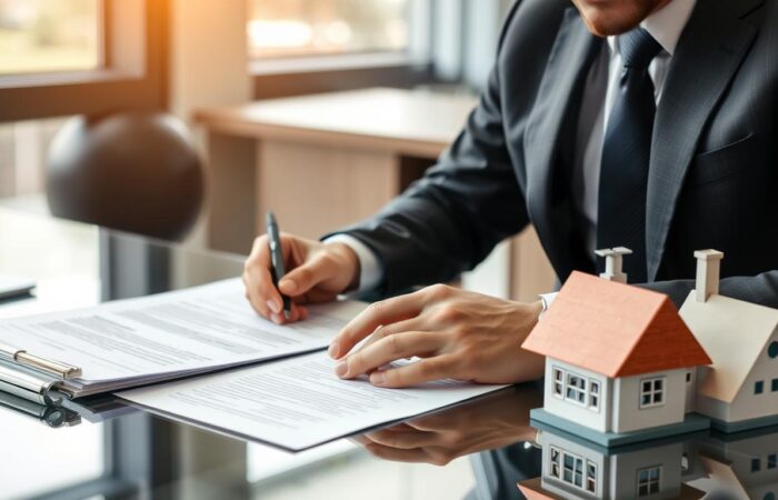Advogado especializado analisando contrato de compra direto com o proprietário