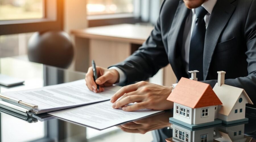Advogado especializado analisando contrato de compra direto com o proprietário
